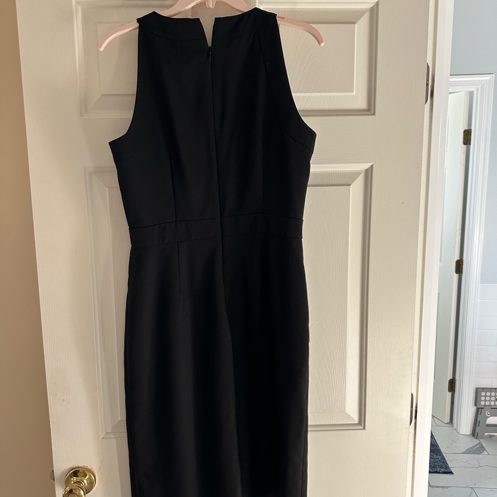 Banana Republic High neck black dress.